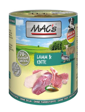 MAC's Dog | Adult | Puszka 800g - Jagnięcina i kaczka 800g
