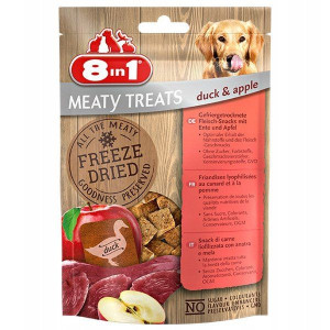8in1 | Freeze Dried Meaty Treats | Opakowanie 50g - Kaczka z jabłkami 50g