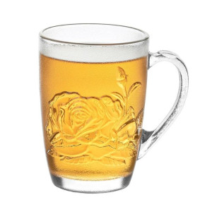 Kubek szklany Tadar Róża 415 ml herbata kawa