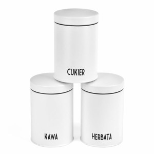 Komplet pojemniki Konighoffer Kawa Herbata Cukier