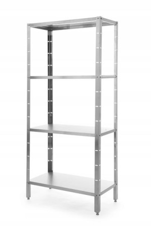 Revolution Regał magazynowy 4 półki pełne skręcany 1000x500(H)1800 mm
