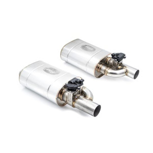 Zestaw tłumików Z Zaworem E300 / E400 300 mm 76 mm Elektryczny
