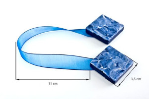 Upinacz Dekoracyjny Z Magnesem Niebieski