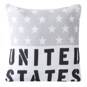 Poszewka Usa 1 40x40x8 Cm Stalowy