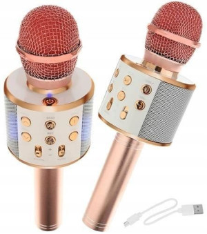 Mikrofon Bezprzewodowy Karaoke Bluetooth Głośnik