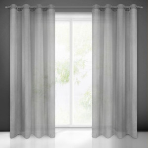 Firana Gotowa Rebecca 140x250 Cm Stalowy