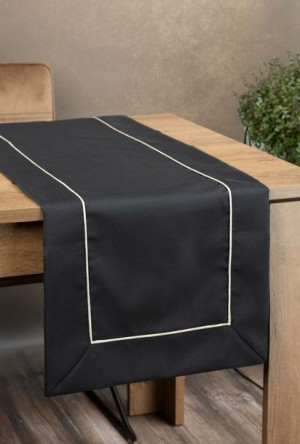 Obrus Madele 40 X 140 Cm Czarny