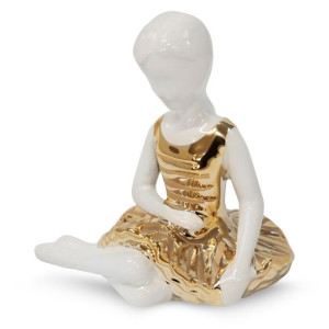 Figurka Dekoracyjna Rina 10x10x11 Cm Biały
