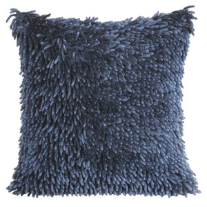 Poszewka Shaggy 1 40x40 Cm Ciemnoniebieski