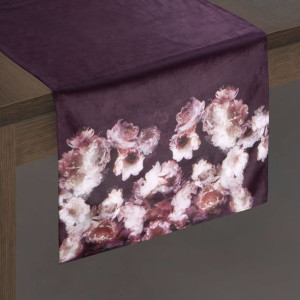 Obrus Merla 40x140 Cm Bordowy
