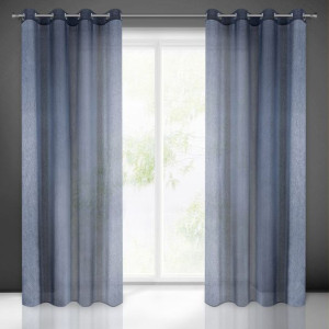 Firana Gotowa Rebecca 140x250 Cm Granatowy