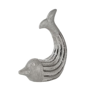 Figurka Dekoracyjna Pato (01) 14x6x17 Cm Srebrny