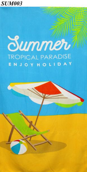 Ręcznik Plażowy 90x170 Kąpielowy Duży Summer Xxl