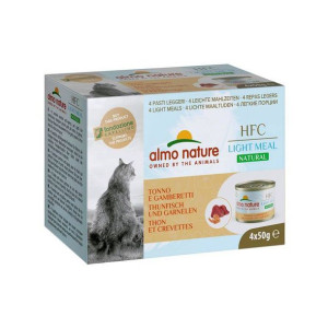 ALMO NATURE HFC Natural Light tuńczyk i krewetki 4x50g