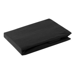 Prześcieradło Z Gumką Jersey D91 140x200 Cm, Wys.30 Cm Czarny