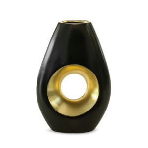 Wazon Dekoracyjny Mira 17x8x25 Cm Czarny