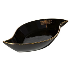 Patera Dekoracyjna Lori (01) 31x17x5 Cm Czarny