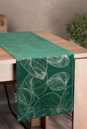 Obrus Blink 16 35x140 Cm Ciemnozielony