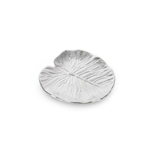 Patera Dekoracyjna Kalina (03) 16x16x2 Cm Srebrny