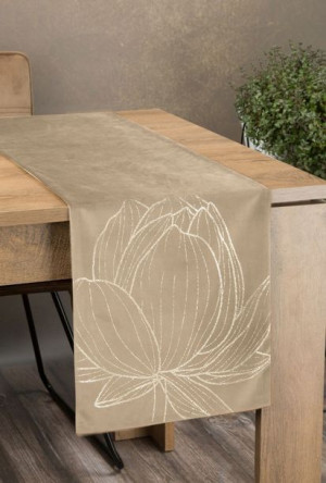 Obrus Blink 12 35x140 Cm Beżowy