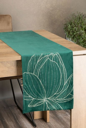 Obrus Blink 12 35 X 220 Cm Ciemnoturkusowy