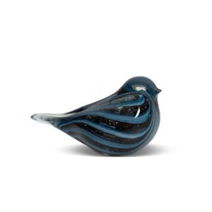 Szklana Figurka Dekoracyjna Dakota (02) 15x7x8 Cm Grafitowy