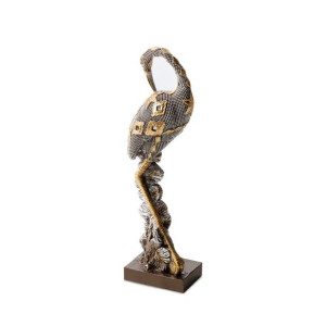 Figurka Dekoracyjna Kali 9x6x30 Cm Srebrny