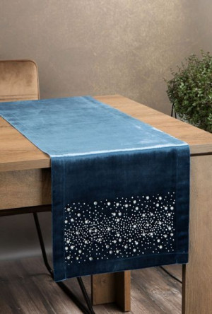 Obrus Royal 2 35x140 Cm Niebieski