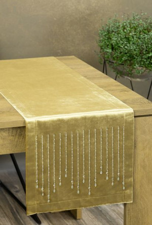 Obrus Royal 3 35x140 Cm Złoty