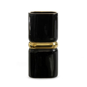Wazon Dekoracyjny Selin 16x8x36 Cm Czarny