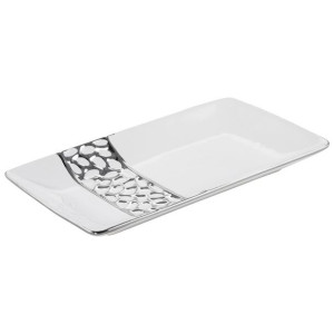 Patera Dekoracyjna Madlen2 (2) 35x20x4 Cm Biały