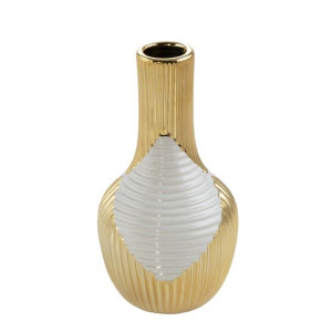 Wazon Dekoracyjny Rakel (04) (fi) 12x23 Cm Beżowy