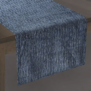 Obrus Evelyne 40x140 Cm Granatowy