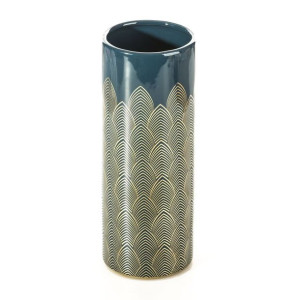 Wazon Dekoracyjny Mayra1 (2) (fi) 11x31 Cm Granatowy