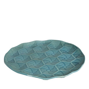 Patera Dekoracyjna Mya (02) (fi) 42x3 Cm Turkusowy