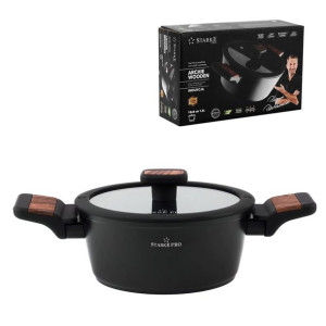 Garnek z pokrywką Starke Pro Archie Wooden 1,6 l