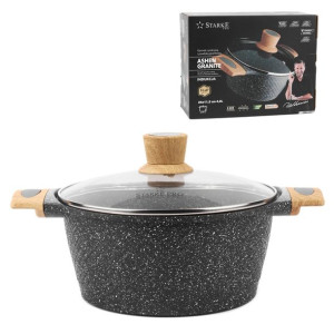 Garnek granitowy Starke Pro Ashen Granite 4,2 l