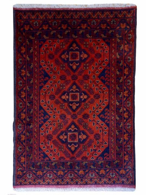Dywan Wełniany Afghan Khan 075 x 120 119528