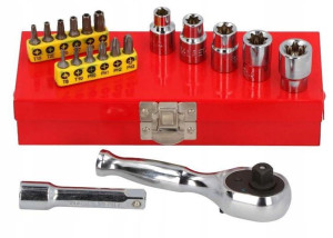 Zestaw Nasadek Samochodowych 3/8'' 20 Szt.
