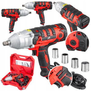 Klucz Udarowy Elektryczny 750 Nm 1/2"+nasadki