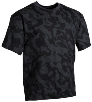 Koszulka US night- camo czarna szara 170 g 3XL