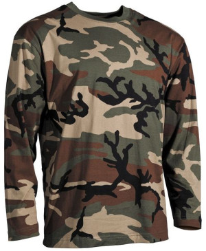 Koszulka US woodland  długi rękaw 170 g M