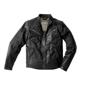 Kurtka skórzana SPIDI GARAGE BLACK czarny GRATISY
