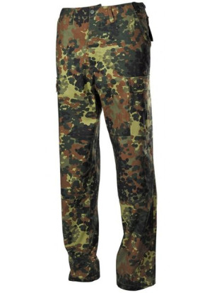 Spodnie bojówki US Wzmacniane flecktarn M