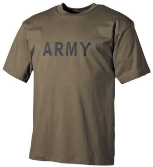 Koszulka US "Army" oliwkowa 170 g M