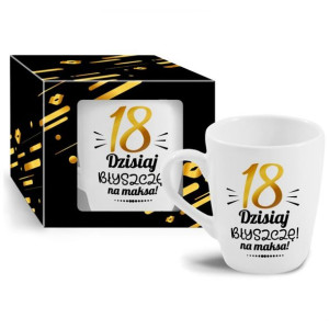 Kubek ceramiczny baryłka prezent na 18 30 40 50 60 urodziny