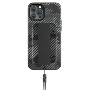 Uniq Etui Heldro Iphone 12 Pro Max 6,7" Czarny Moro/charcoal Camo Antimicro