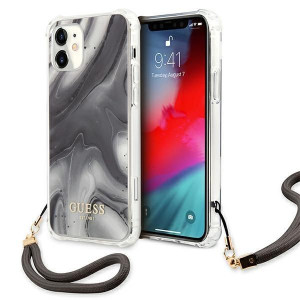 Guess Guhcp12sksmagr Iphone 12 Mini 5,4" Szary/grey Hardcase Marble Collect