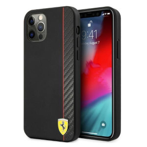 Ferrari Fesaxhcp12lbk Iphone 12 Pro Max 6,7" Czarny/black Hardcase On Track