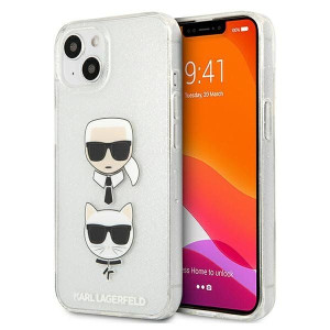 Karl Lagerfeld Klhcp13mkctugls Iphone 13 6,1" Srebrny/silver Hardcase Glitt